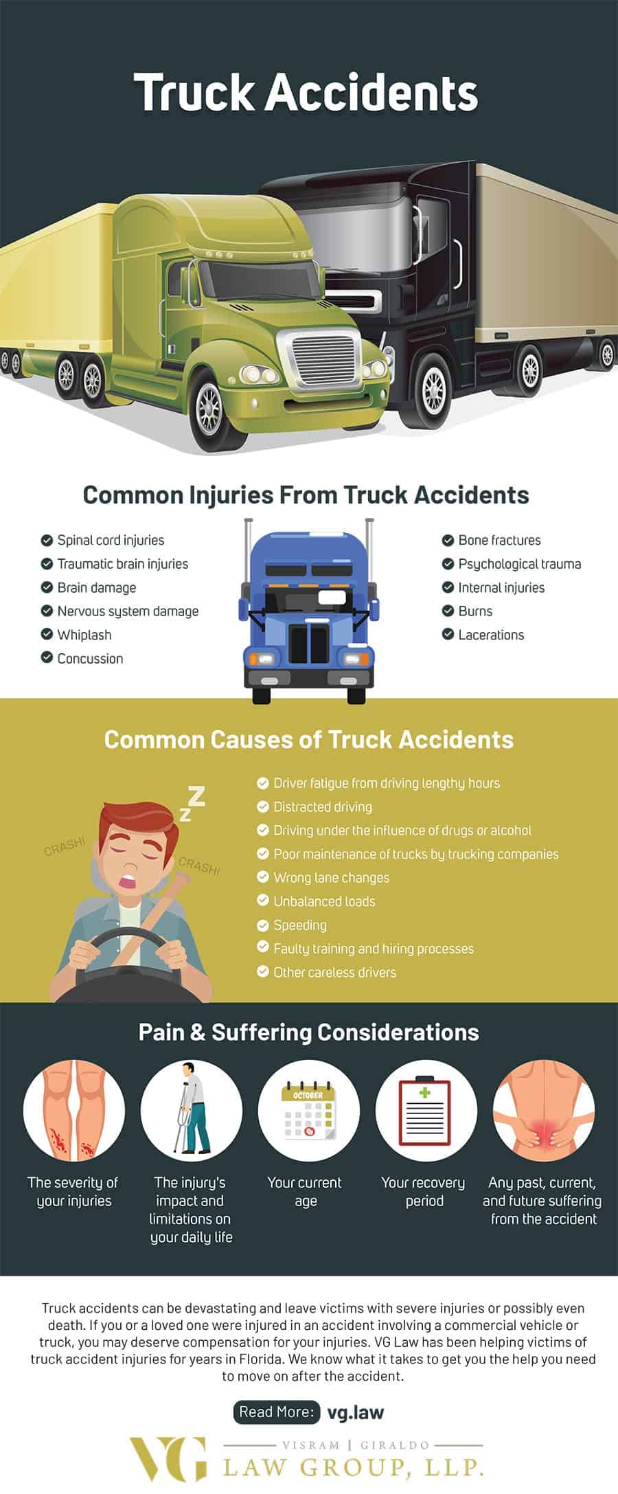 fort lauderdale truck accident lawyer infographic